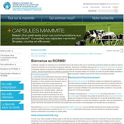 Réseau canadien de recherche sur la mammite bovine