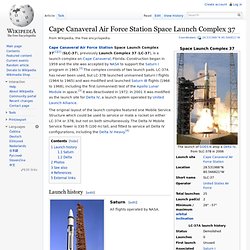 Cape Canaveral Air Force Station Space Launch Complex 37
