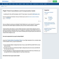 Flight Ticket Cancellation and Compensation Guide