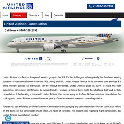 United Cancellation Policy