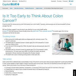 Colon Cancer - Diagnosis and Treatment