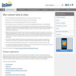 Skin cancer facts & stats - SunSmart