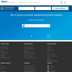 Get Cancer Insurance Quote Online - iCancer Plan