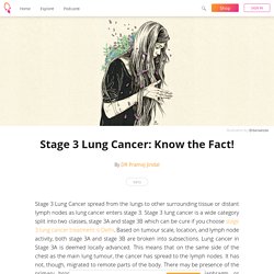 Stage 3 Lung Cancer: Know the Fact!