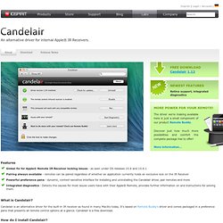 Candelair - alternative driver for internal Apple® IR receivers // IOSPIRIT [EN]