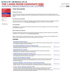 The Living Room Candidate - For Teachers - Lessons