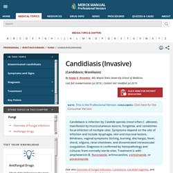 Candidiasis (Invasive) - Infectious Diseases