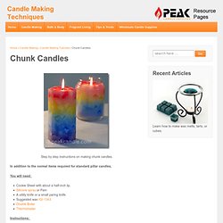 Chunk Candles : Candle & Soap Making Techniques