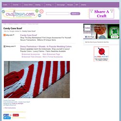 Candy Cane Scarf