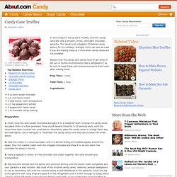 Candy Cane Truffles Recipe - How to Make Candy Cane Truffles - Christmas Candy Recipes