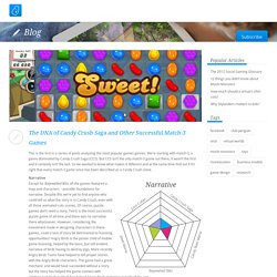 The DNA of Candy Crush Saga and Other Successful Match-3 Games