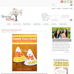 Candy Corn Halloween Craft