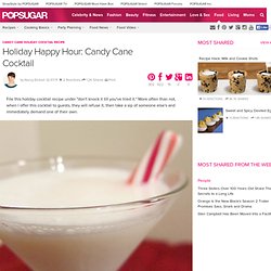 Candy Cane Holiday Cocktail Recipe
