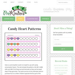Candy Heart Patterns