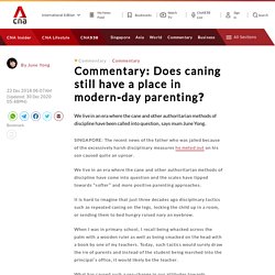 Does caning still have a place in modern-day parenting?