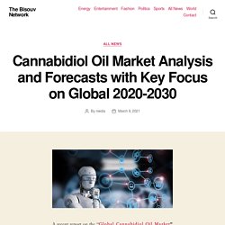 Cannabidiol Oil Market Analysis and Forecasts with Key Focus on Global 2020-2030 – The Bisouv Network