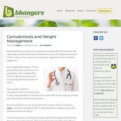Cannabinoids and Weight Management - Bhangers