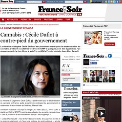 Cannabis : Cécile Duflot à contre-pied du gouvernement