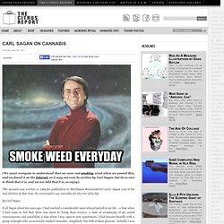 Carl Sagan on Cannabis