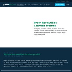 Cannabis Topicals - Green Revolution