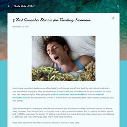 4 Best Cannabis Strains for Treating Insomnia