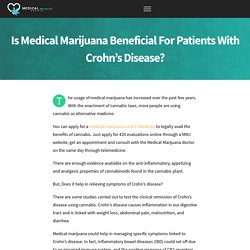 How Does Cannabis Play a Role in the Treatment of Crohn’s Disease?