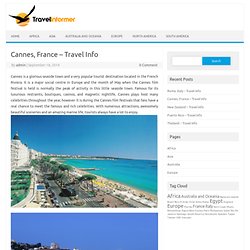Cannes, France – Travel Info