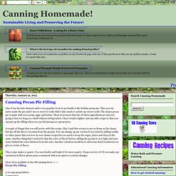 Canning Homemade!: Canning Pecan Pie Filling