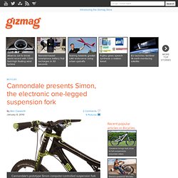 Cannondale presents Simon, the electronic one-legged suspension fork - Image 4 of 5