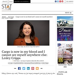 Cargo is now in my blood and I cannot see myself anywhere else: Lesley Cripps