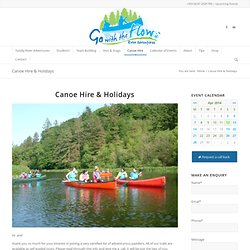 Self guided canoe tours in Kilkenny region. Canoe & kayak hire Ireland