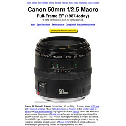 Canon 50mm Macro