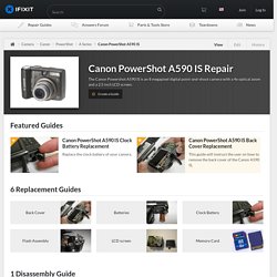 Canon PowerShot A590 IS Repair