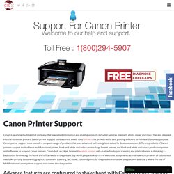 Canon Printer support Toll Free 1-800-294-5907