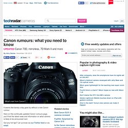 Canon EOS 6D / 5D Mark III rumours: what you need to know