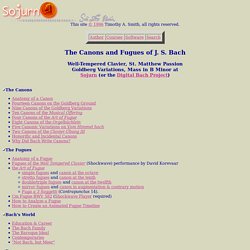 Canons & Fugues of J. S. Bach