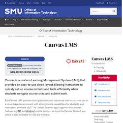 Canvas LMS - SMU Office of Information Technology