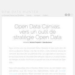 Open Data Canvas, vers un outil de stratégie Open Data