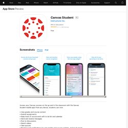 ‎Canvas Student on the App Store