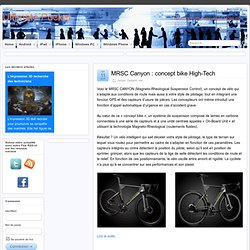 MRSC Canyon : concept bike High-Tech » Ultimate Pocket