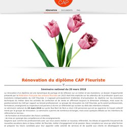 FAQ CAP Fleuriste 2018