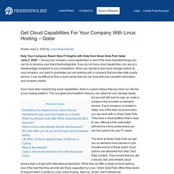Get Cloud Capabilities For Your Company With Linux Hosting – Qatar