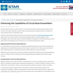 Enhancing the Capabilities of Circuit Board Assemblers