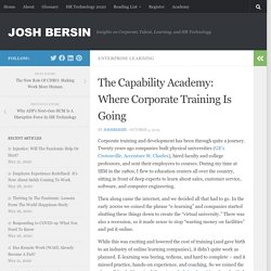 The Capability Academy: Where Corporate Training Is Going