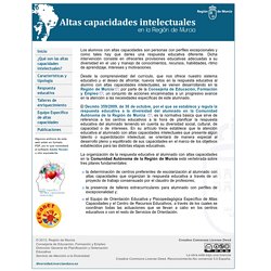 Altas Capacidades Intelectuales en la Región de Murcia.