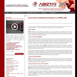 Curso Modelado de Negocios con BPMN y UML, Curso de BPMN, Capaci