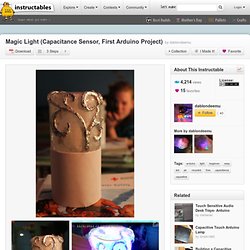Magic Light (Capacitance Sensor, first ardino project)
