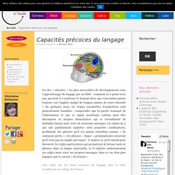 Capacités précoces du langage