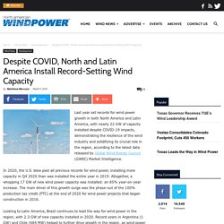 Despite COVID, North and Latin America Install Record-Setting Wind Capacity