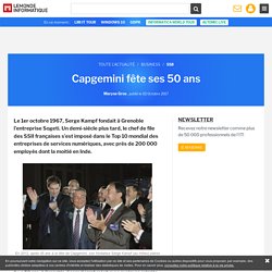 Capgemini fête ses 50 ans